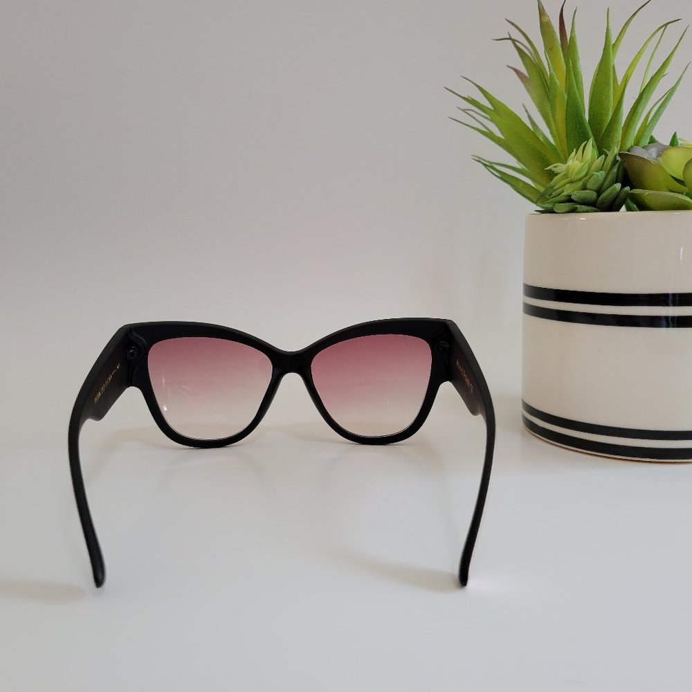 Womens Oversized Cat Eye Sunglasses Vintage Retro - Picture 8 of 10